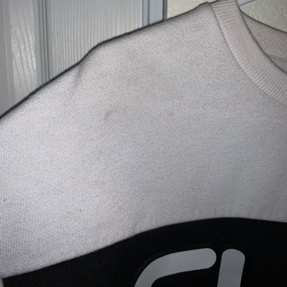 FLIRT (FILA) white womens sweatshirt - Picture 8 of 10